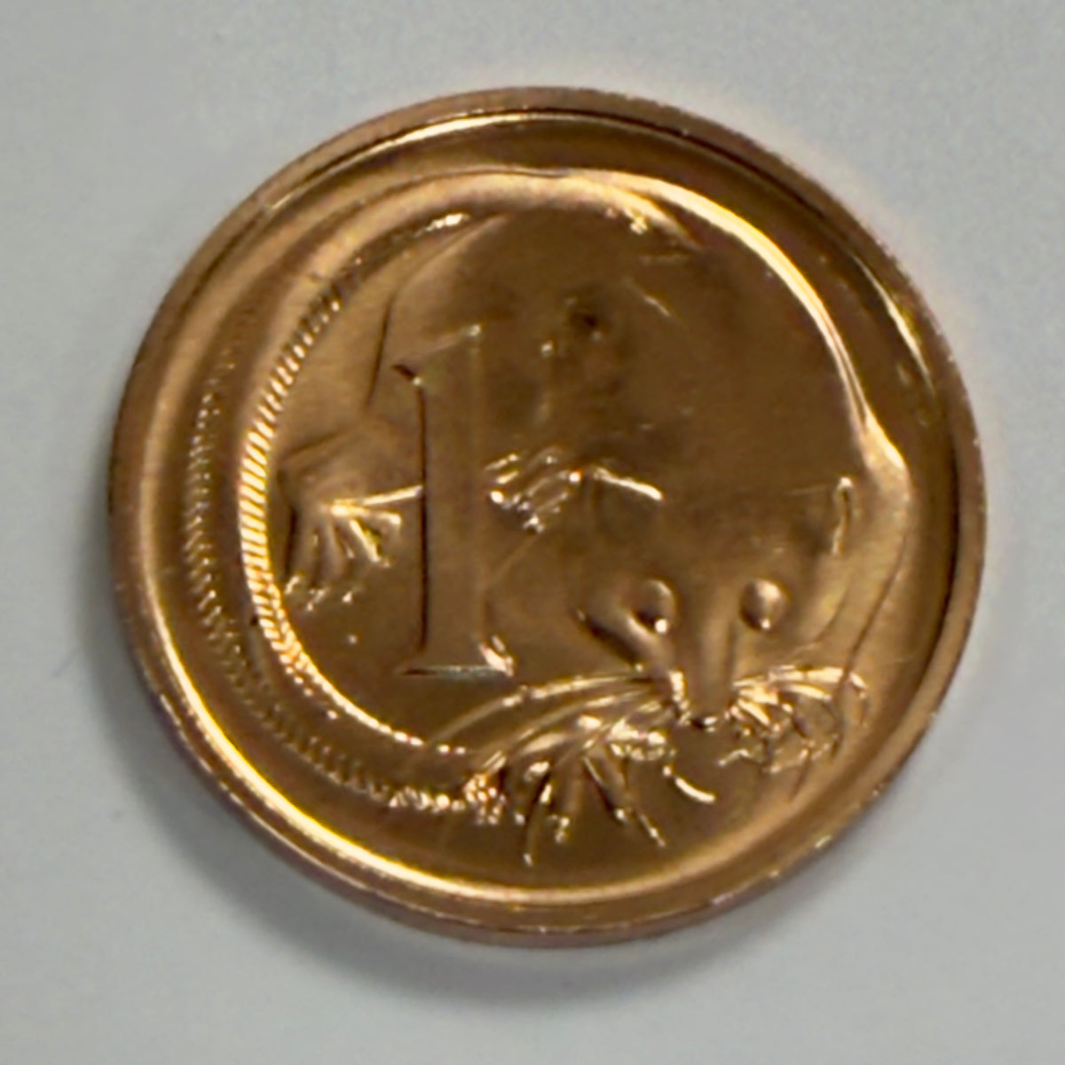 1990 1 Cent Coin - Choice Uncirculated - Ex MINT SET 1c Coin - Comes In 2x2