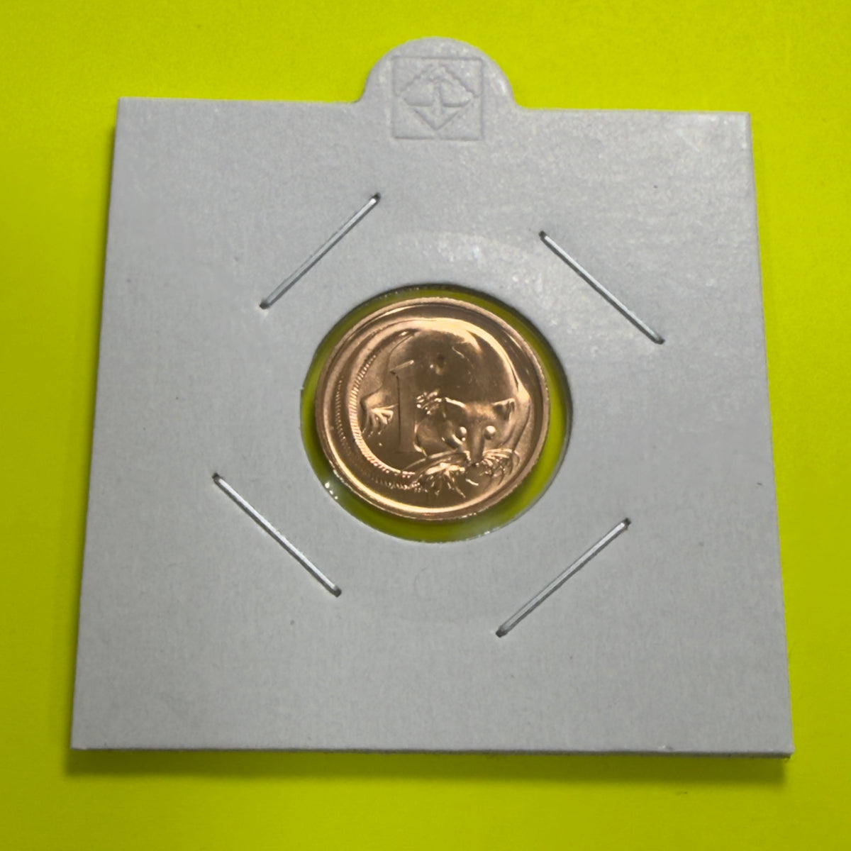 1990 1 Cent Coin - Choice Uncirculated - Ex MINT SET 1c Coin - Comes In 2x2