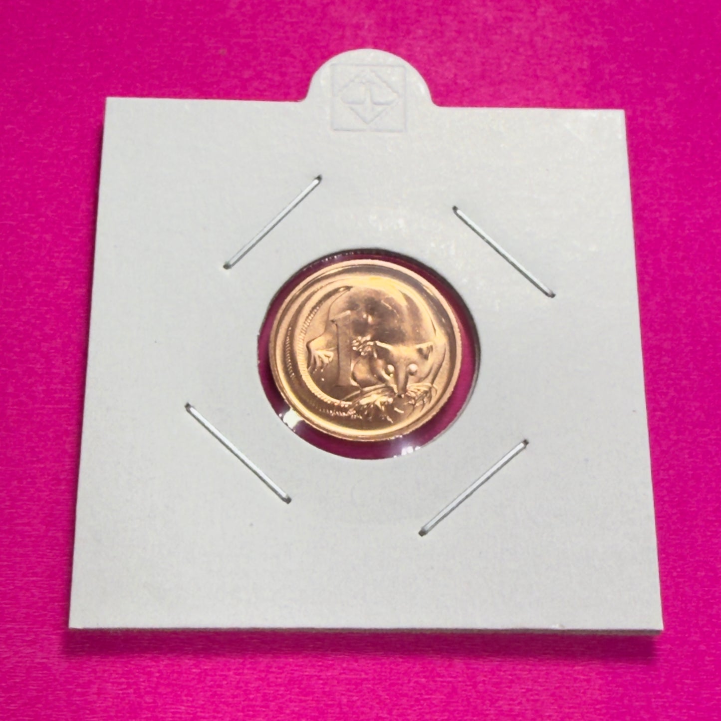 1990 1 Cent Coin - Choice Uncirculated - Ex MINT SET 1c Coin - Comes In 2x2