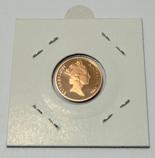 1986 1 Cent Proof Coin - One Cent - comes in 2x2