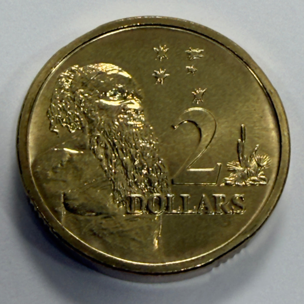 1990 $2 Coin - Choice Uncirculated - ex MINT SET coin - Two Dollar - in 2x2