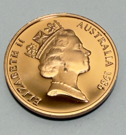 1986 2 Cent Proof Coin - Two Cent Proof Coin - comes in 2x2