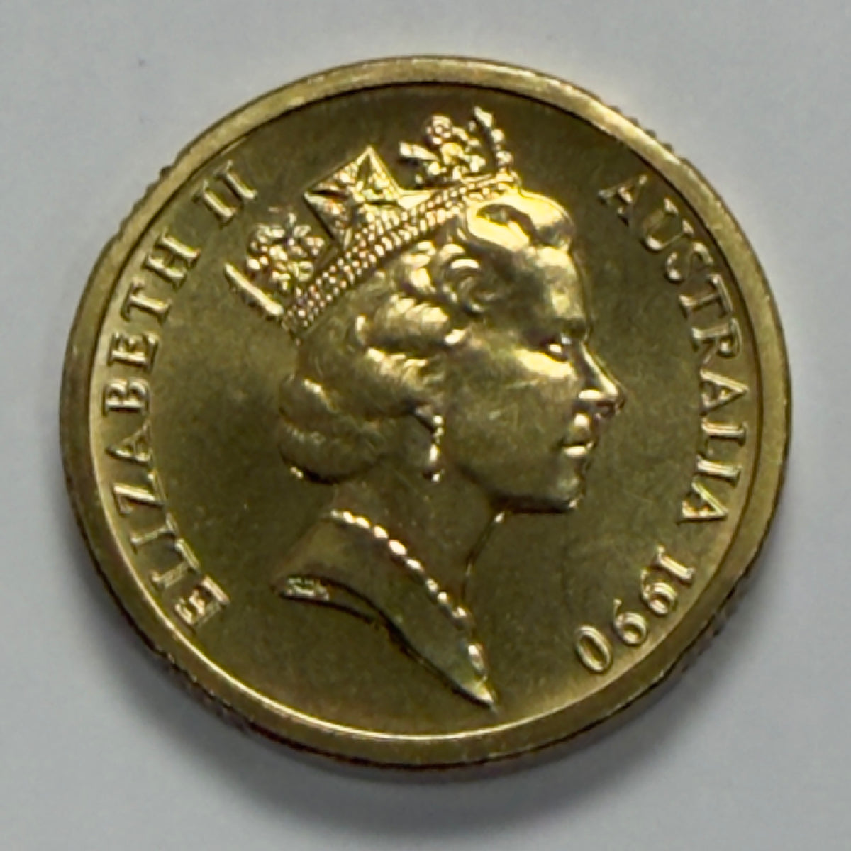 1990 $2 Coin - Choice Uncirculated - ex MINT SET coin - Two Dollar - in 2x2