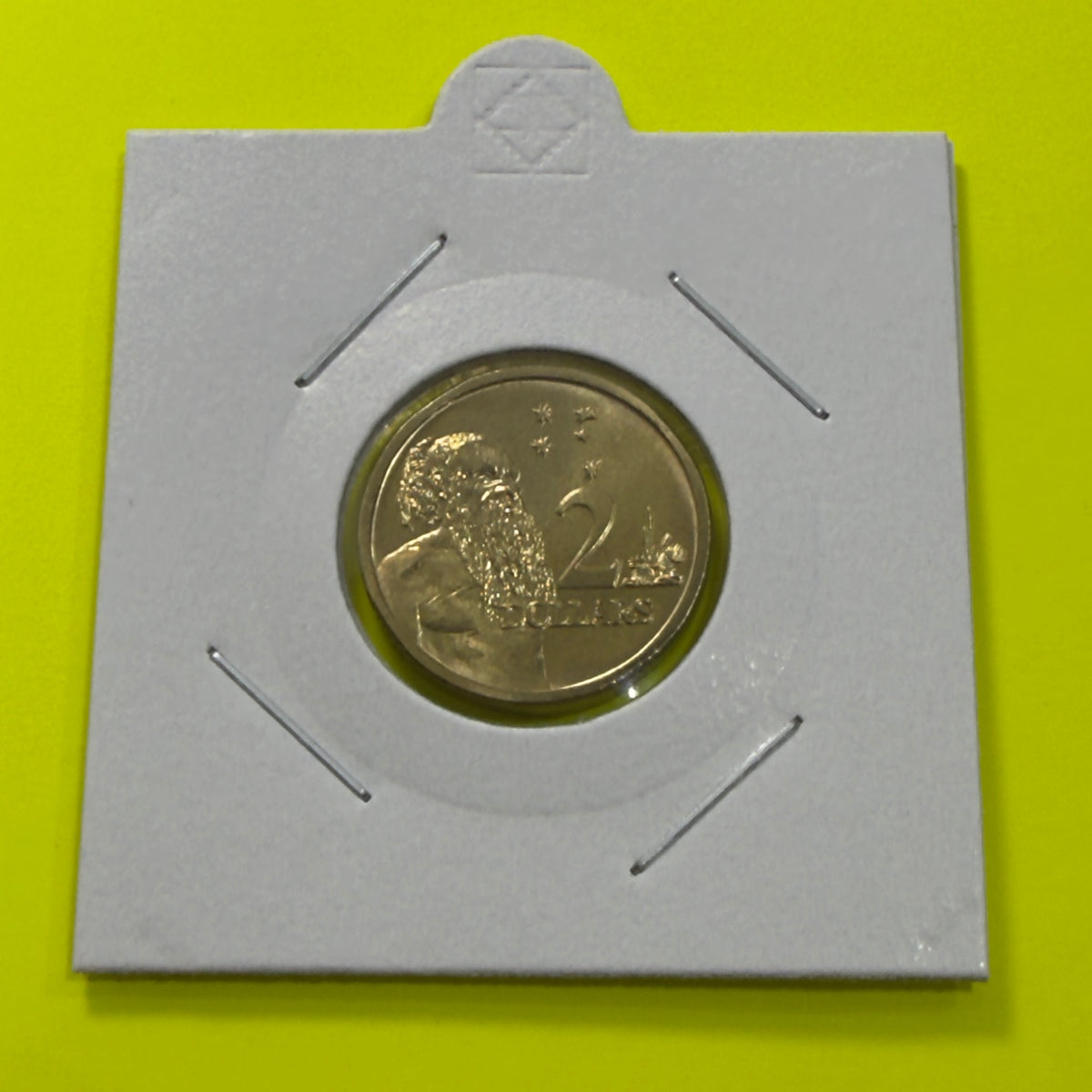 1990 $2 Coin - Choice Uncirculated - ex MINT SET coin - Two Dollar - in 2x2