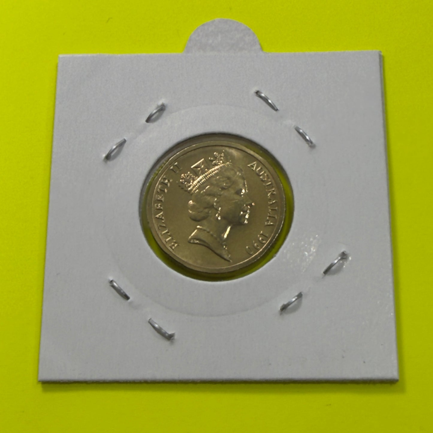 1990 $2 Coin - Choice Uncirculated - ex MINT SET coin - Two Dollar - in 2x2