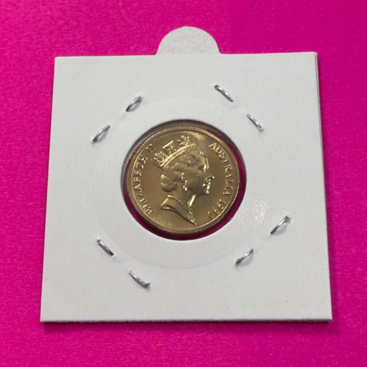 1990 $2 Coin - Choice Uncirculated - ex MINT SET coin - Two Dollar - in 2x2