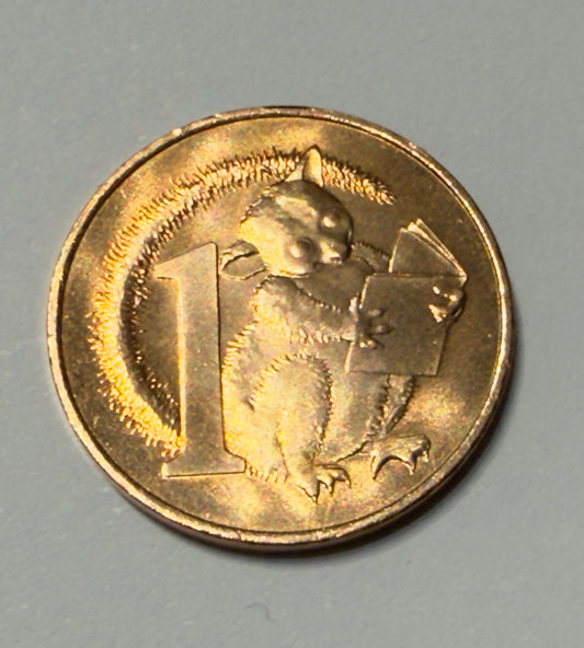 2017 1 Cent Coin - Possum Magic - Little Hush - Uncirculated - comes in 2x2