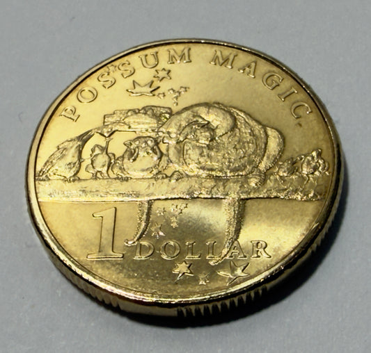 2017 $1 Coin - Possum Magic - Eating Special Food -Uncirculated - comes in 2x2