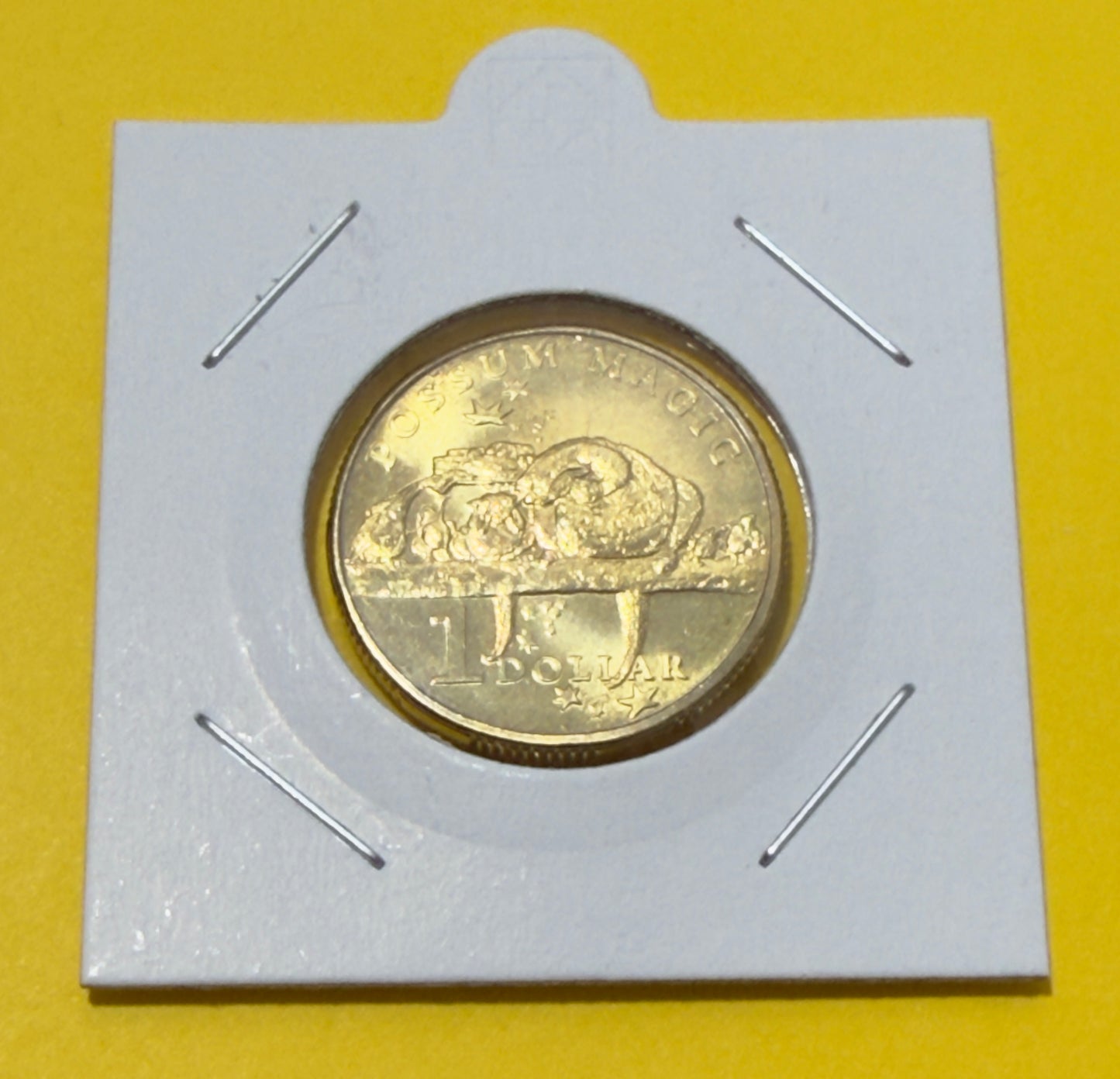 2017 $1 Coin - Possum Magic - Eating Special Food -Uncirculated - comes in 2x2