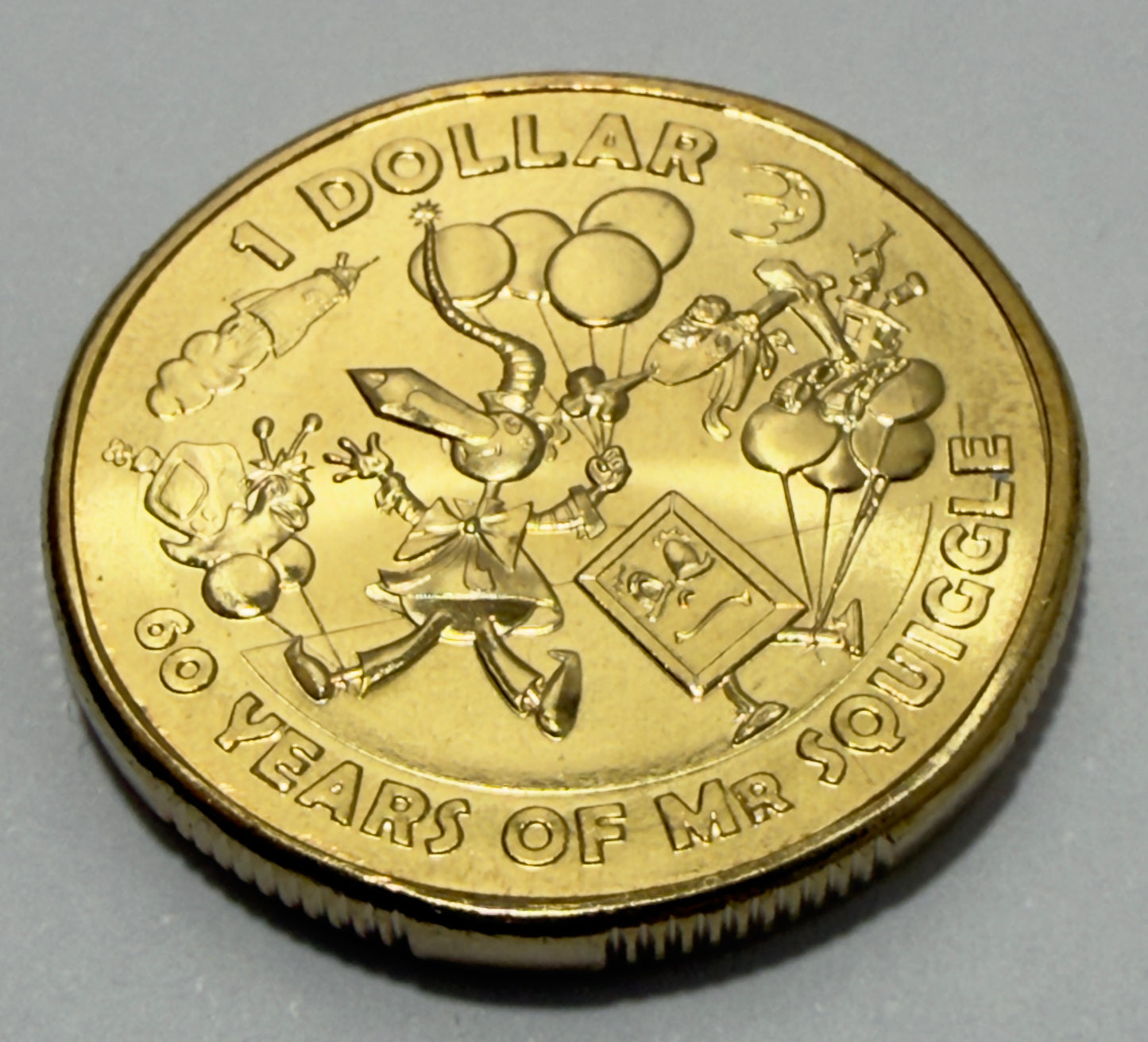 2019 $1 Coin - Mr Squiggle & Friends - Uncirculated - Ex Mint set - comes in 2x2