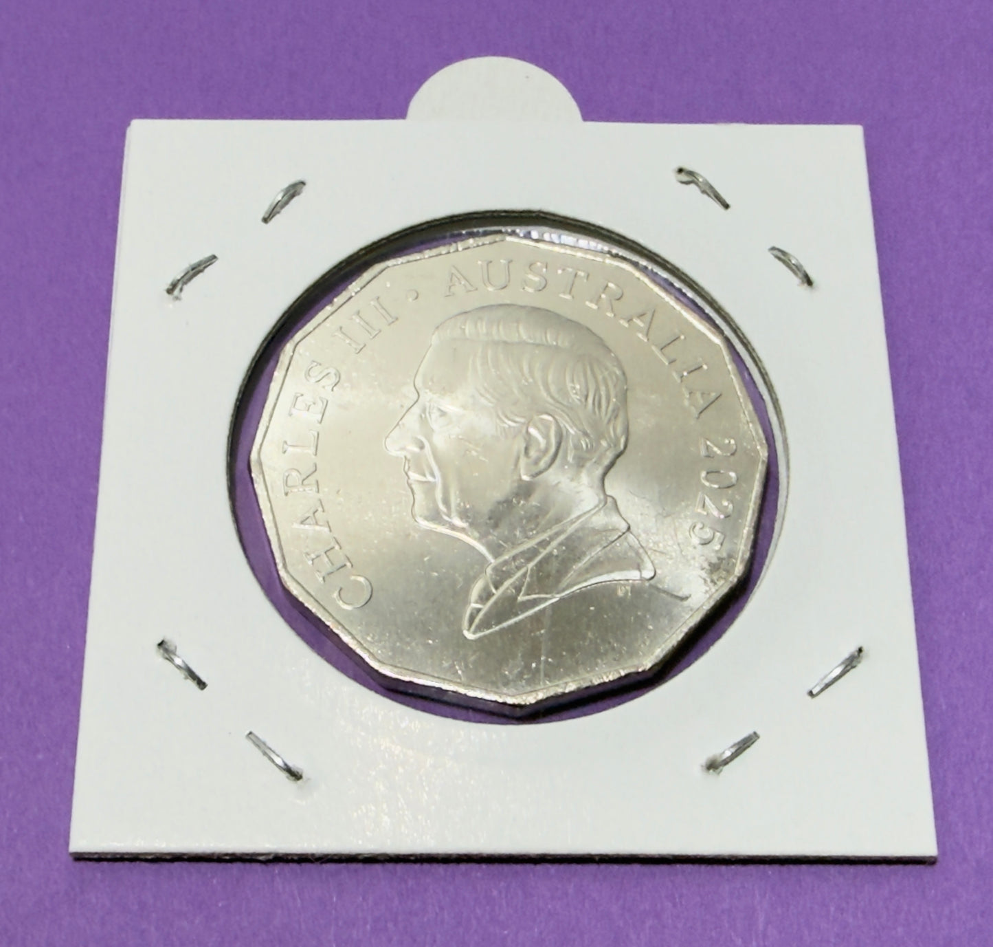 2025 50 Cent Coin - From Premium Roll - with marks/clinks - comes in 2x2