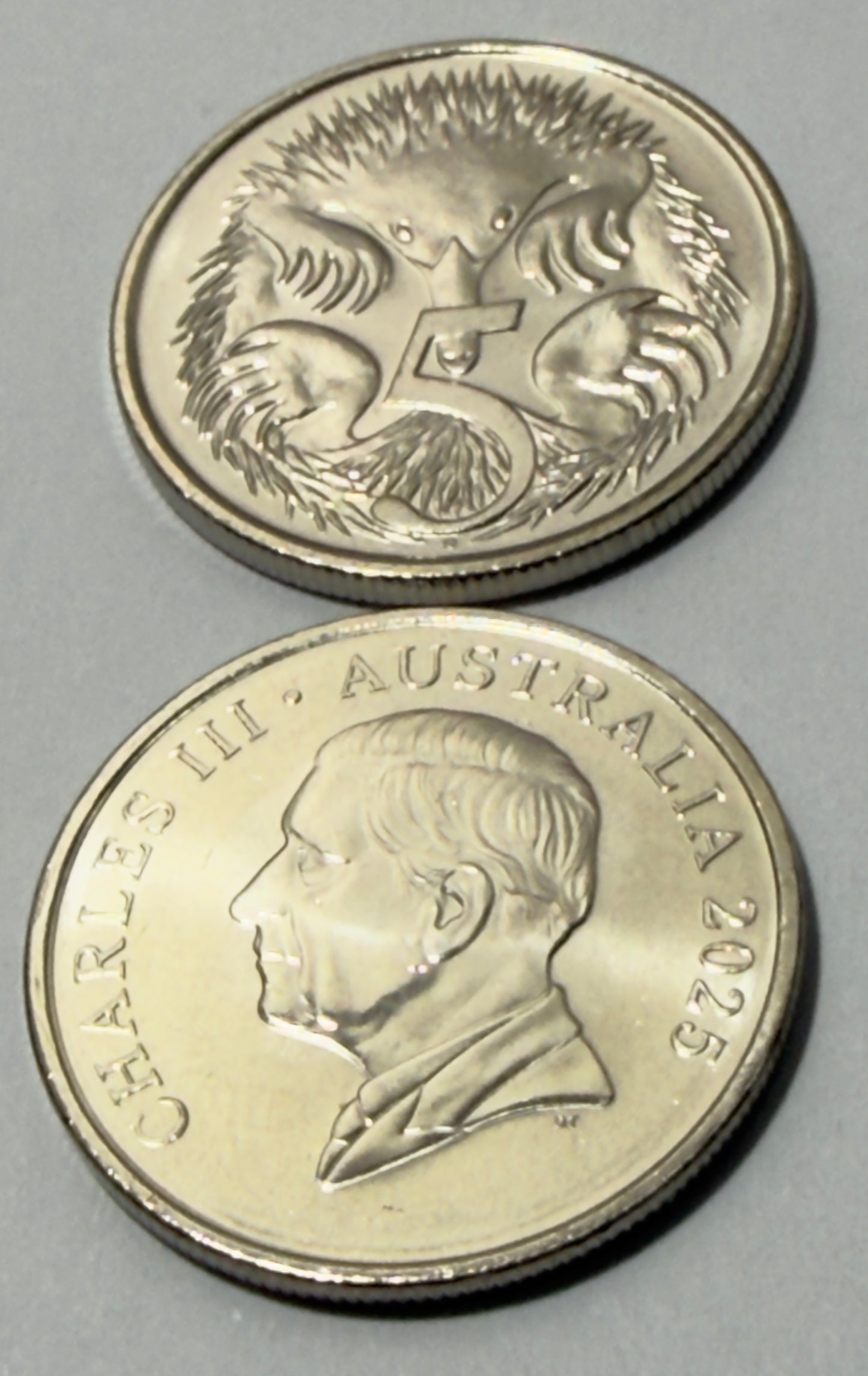 2025 5 Cent Coin - Uncirculated - ex Premium roll - comes in 2x2