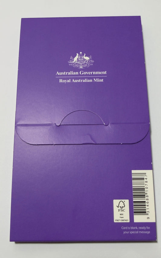 2025 50 Cent Coin - 'Celebrate' - Uncirculated -as released by RAM