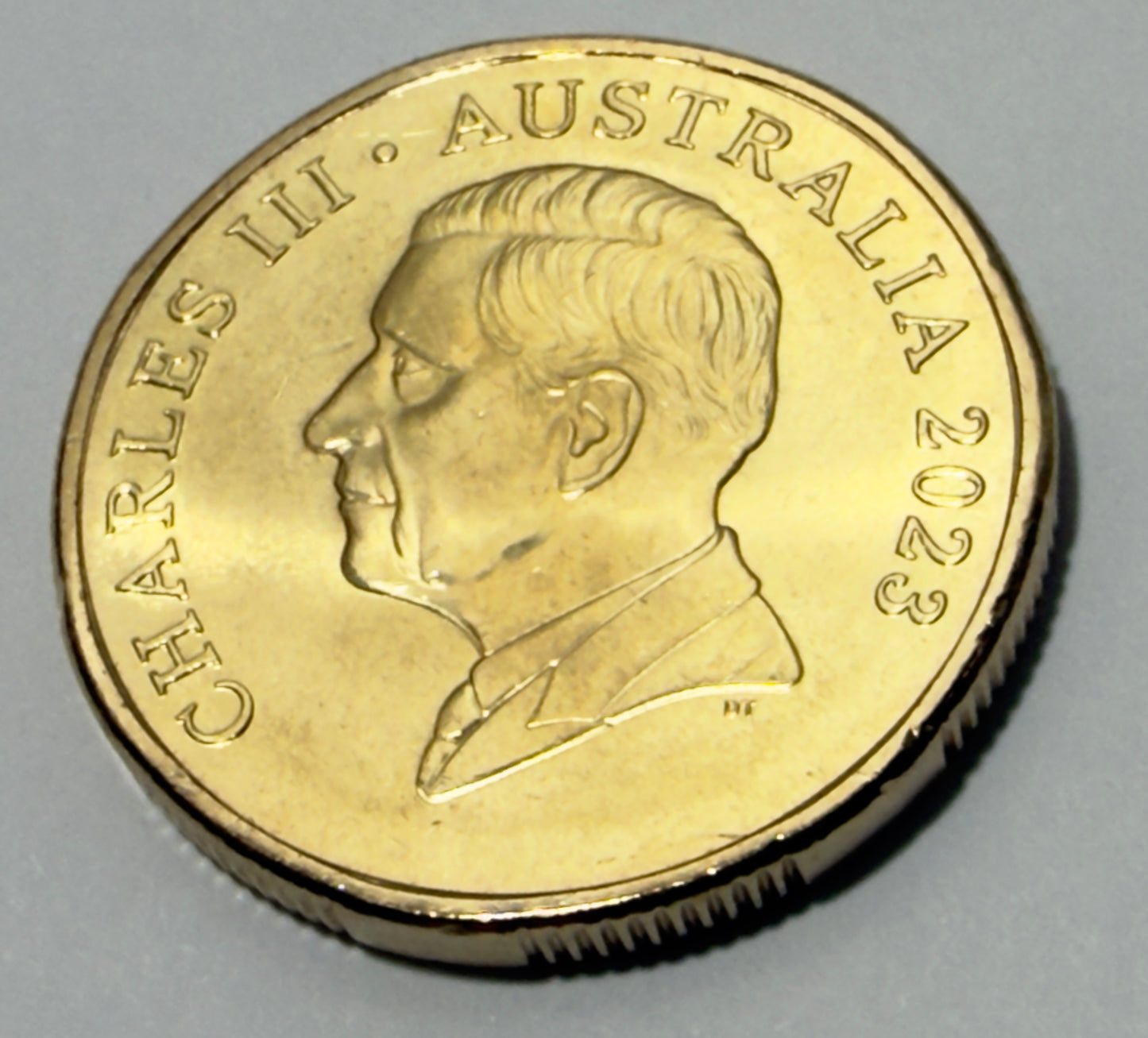 2023 One Dollar $1 coin KING CHARLES - Uncirculated - Mob Roos Australia ex Roll
