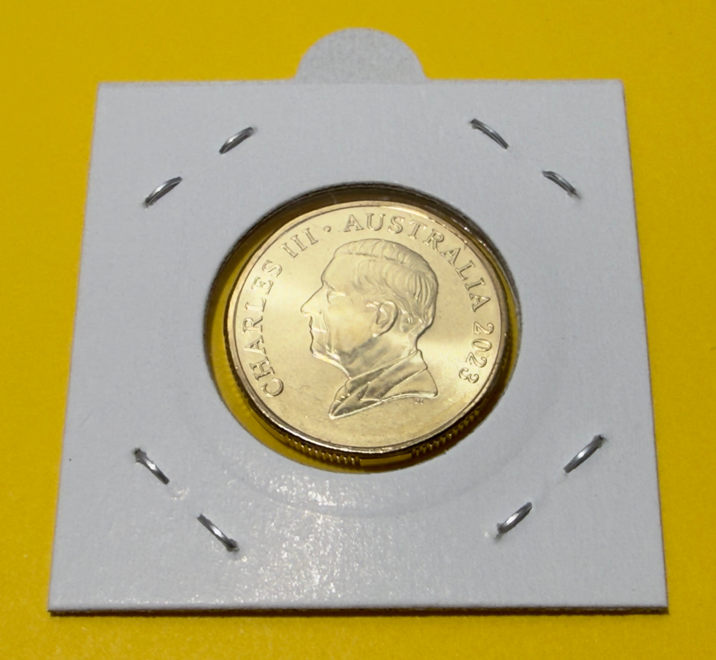 2023 One Dollar $1 coin KING CHARLES - Uncirculated - Mob Roos Australia ex Roll
