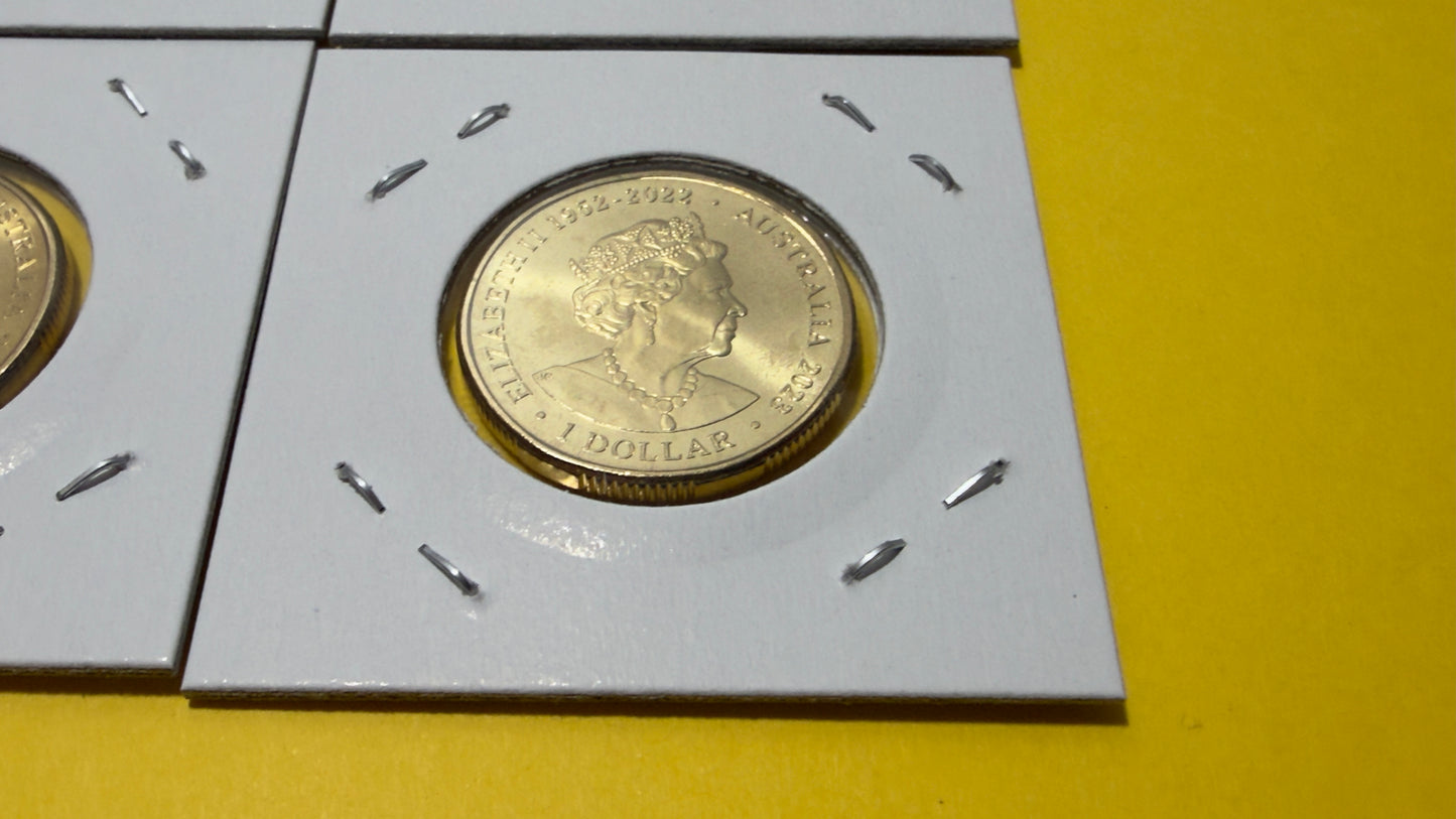 2023 $1 Matildas 4 Coin Set - Uncirculated - One Dollar Matildas Set - in 2x2s