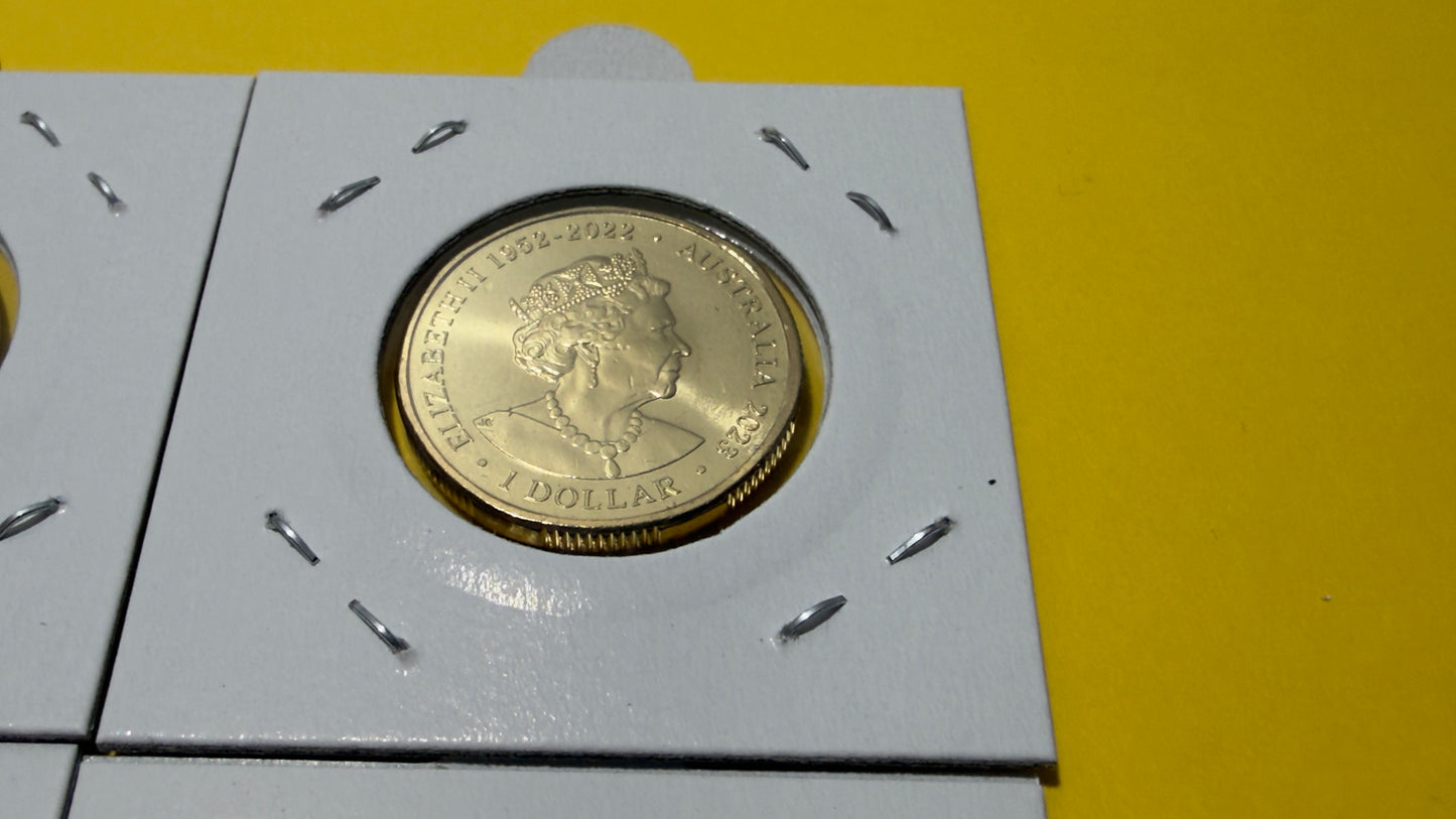 2023 $1 Matildas 4 Coin Set - Uncirculated - One Dollar Matildas Set - in 2x2s