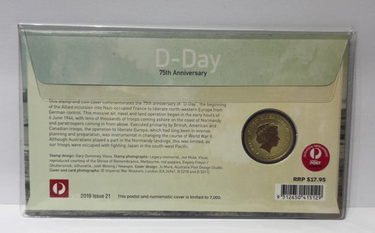 2019 D-Day 75th Anniversary $1 PNC