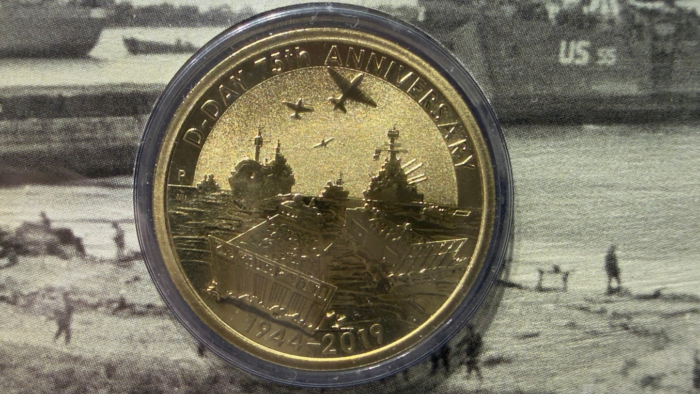 2019 D-Day 75th Anniversary $1 PNC