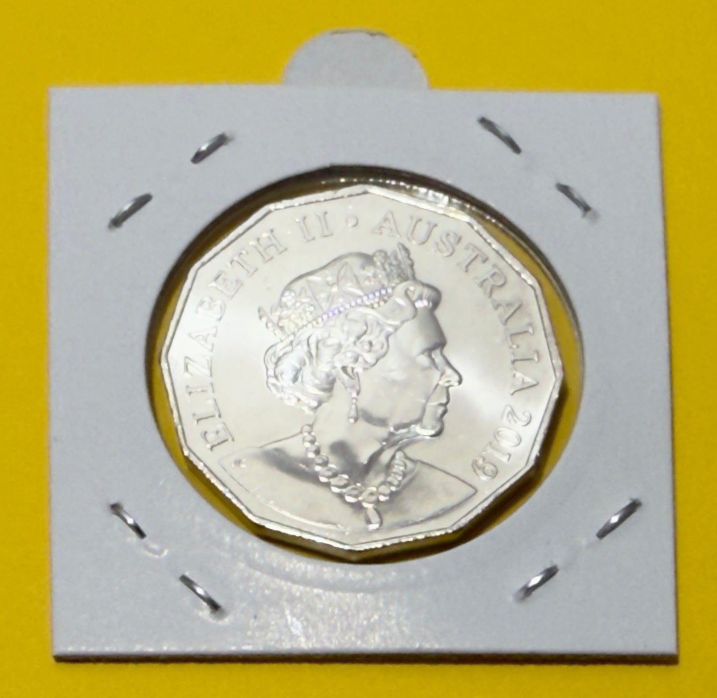 2019 50 Cent Coin - JC Effigy - Uncirculated - only 2m made - comes in 2x2