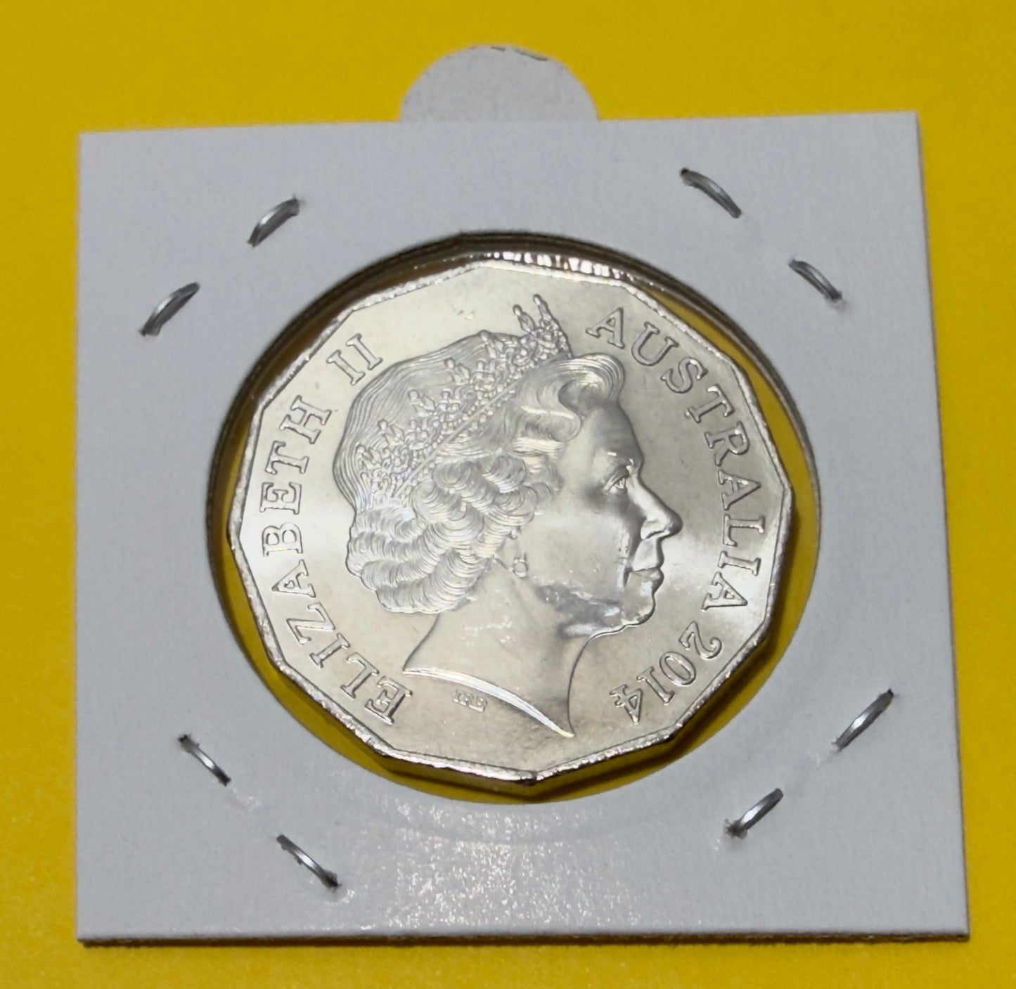 2014 AIATSIS 50 Cent Coin - Uncirculated - Fifty Cent Coin - comes in 2x2