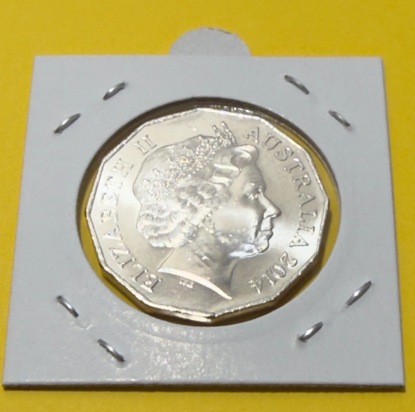 2014 AIATSIS 50 Cent Coin - Uncirculated - Fifty Cent Coin - comes in 2x2