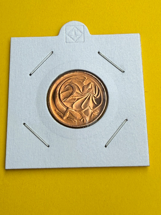 1980 2 Cent Coin - Uncirculated - Ex RAM Roll - Comes In 2x2