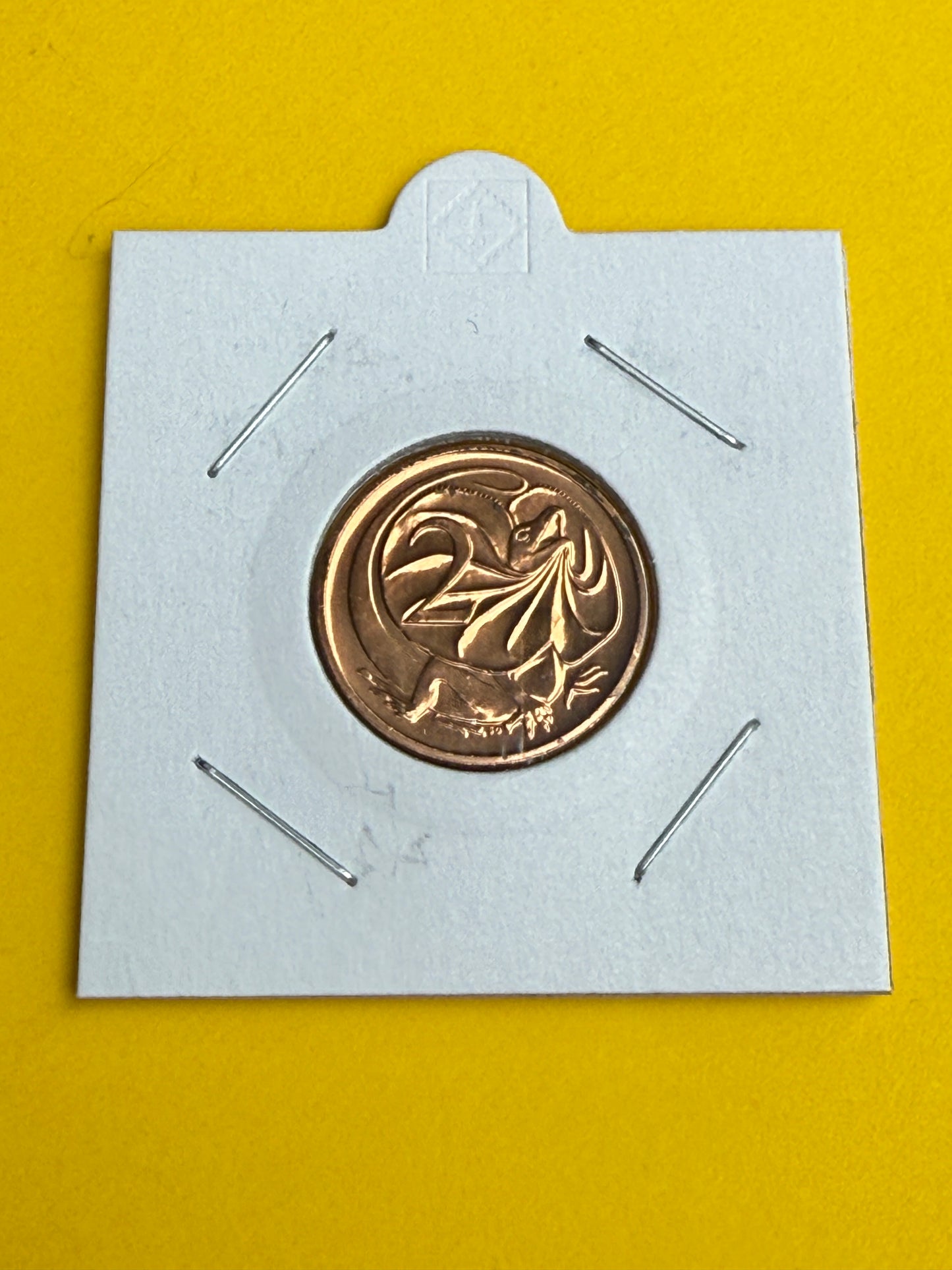 1984 2 Cent Coin - Choice Uncirculated - ex mint set - comes in 2x2