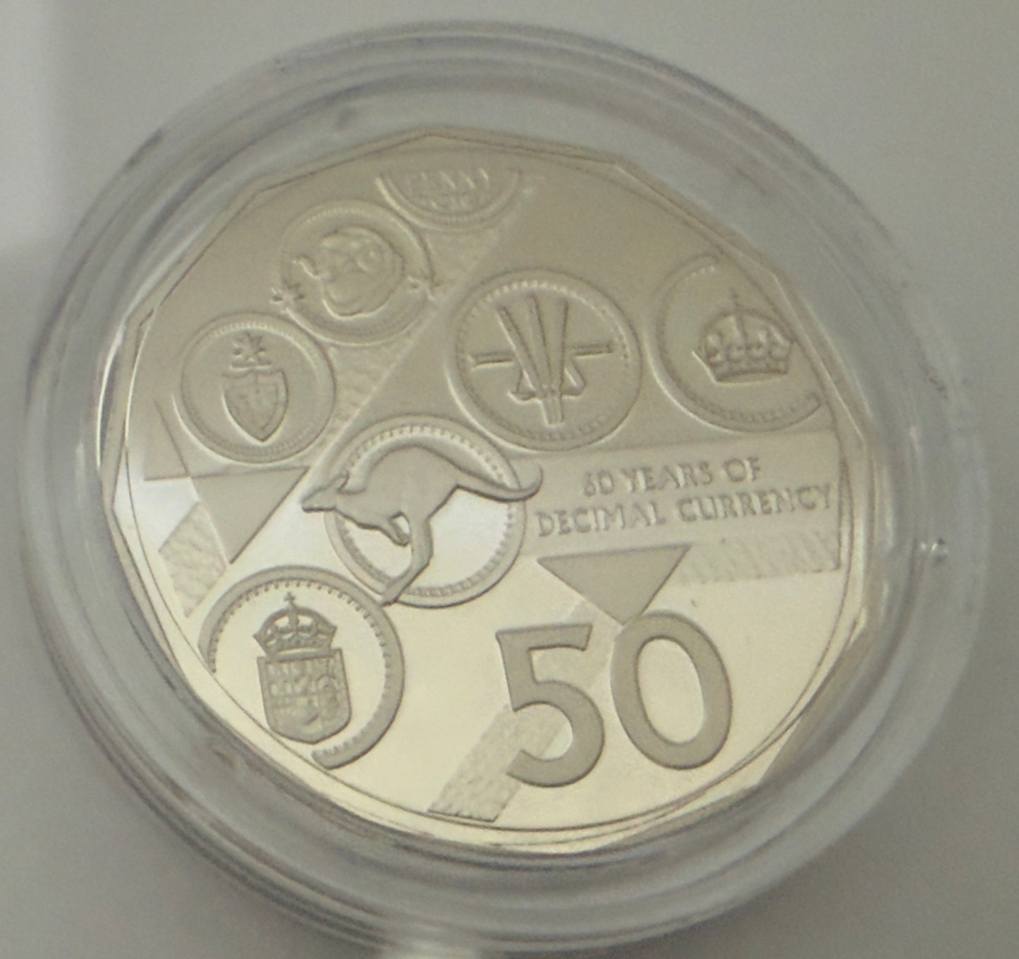 2026 50 Cent Proof Coin - 60 Years of Decimal Currency in original Capsule