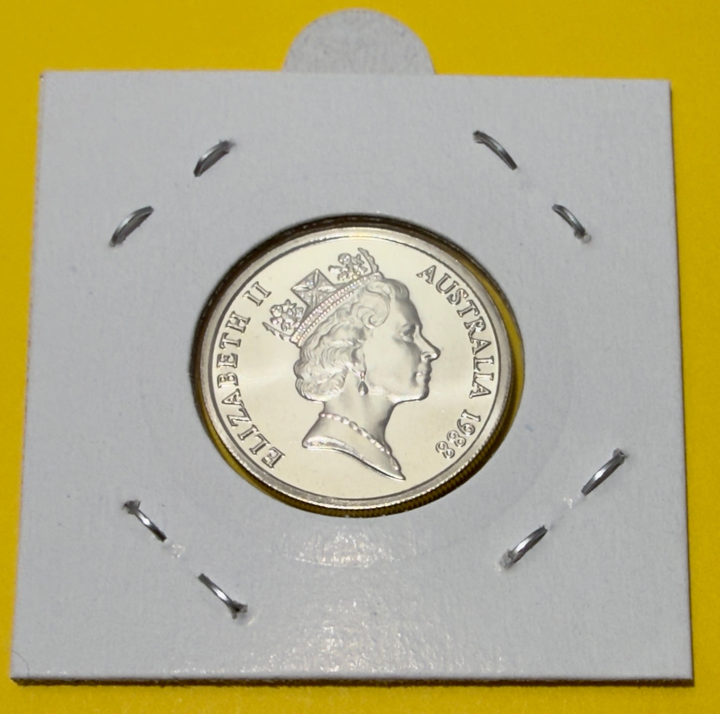 1988 10 Cent Coin - Choice Uncirculated - Ten Cent - ex mint set coin - in 2x2