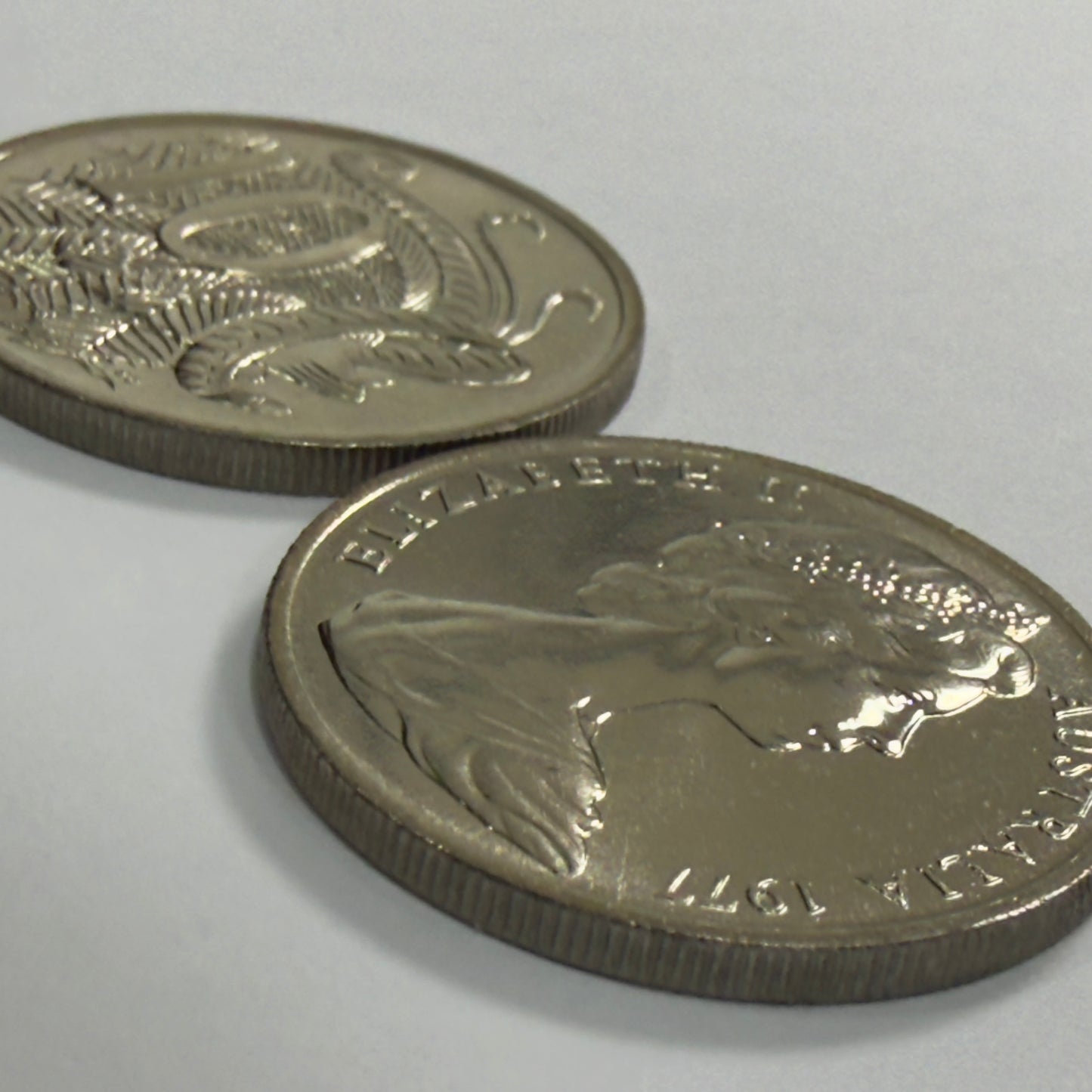 1977 10 Cent Coin - Uncirculated - Ten Cent 10c - ex RAM Roll - comes in 2x2