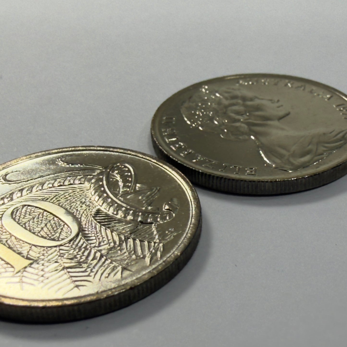 1977 10 Cent Coin - Uncirculated - Ten Cent 10c - ex RAM Roll - comes in 2x2