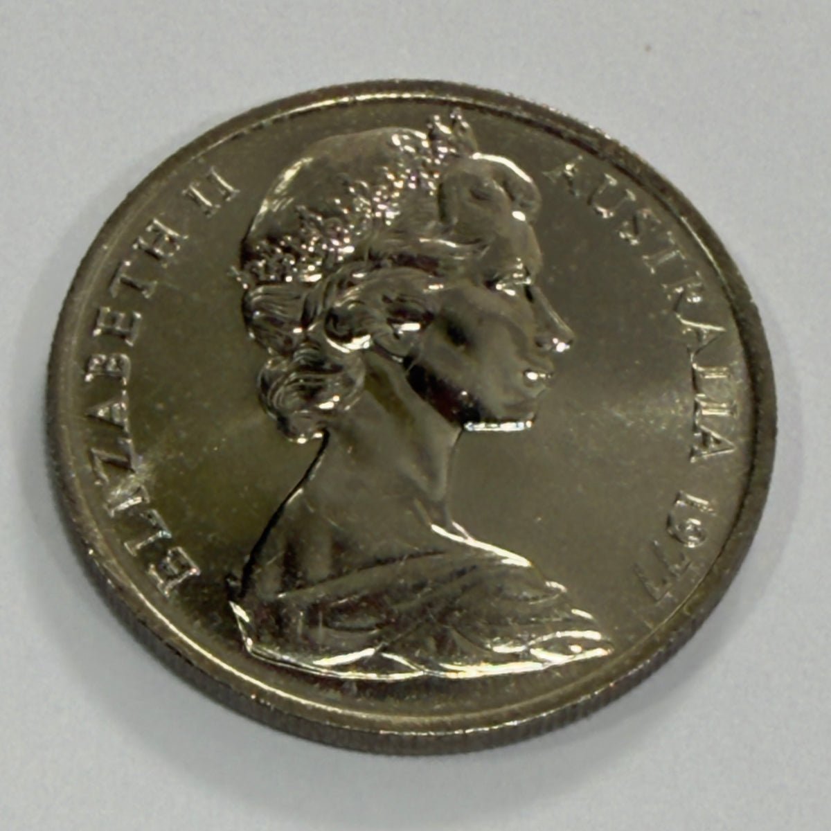 1977 10 Cent Coin - Uncirculated - Ten Cent 10c - ex RAM Roll - comes in 2x2