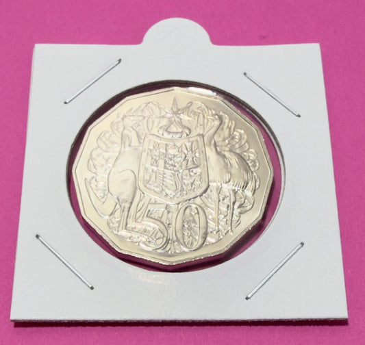 1989 50 Cent Coin - Choice Uncirculated - Mint Set Only Coin - comes In 2x2