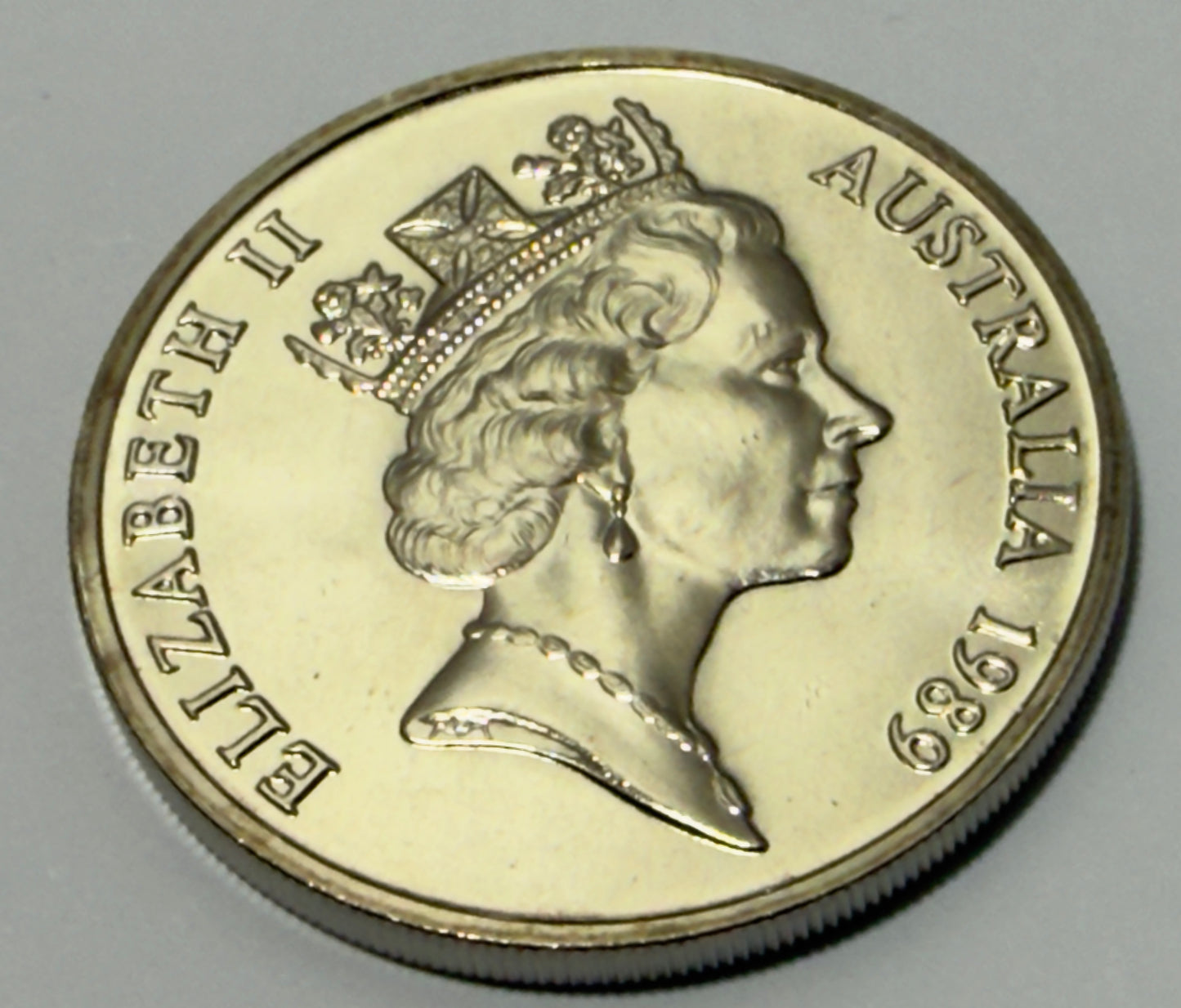 1989 20 Cent Coin - Choice Uncirculated - mint set only coin - comes in 2x2