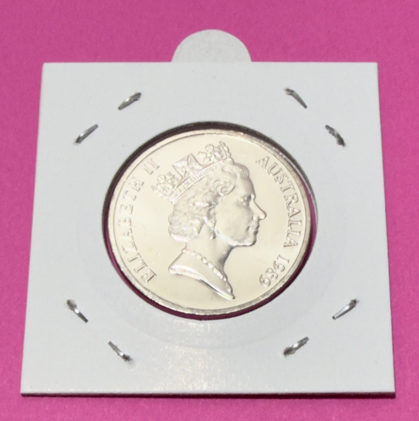 1989 20 Cent Coin - Choice Uncirculated - mint set only coin - comes in 2x2