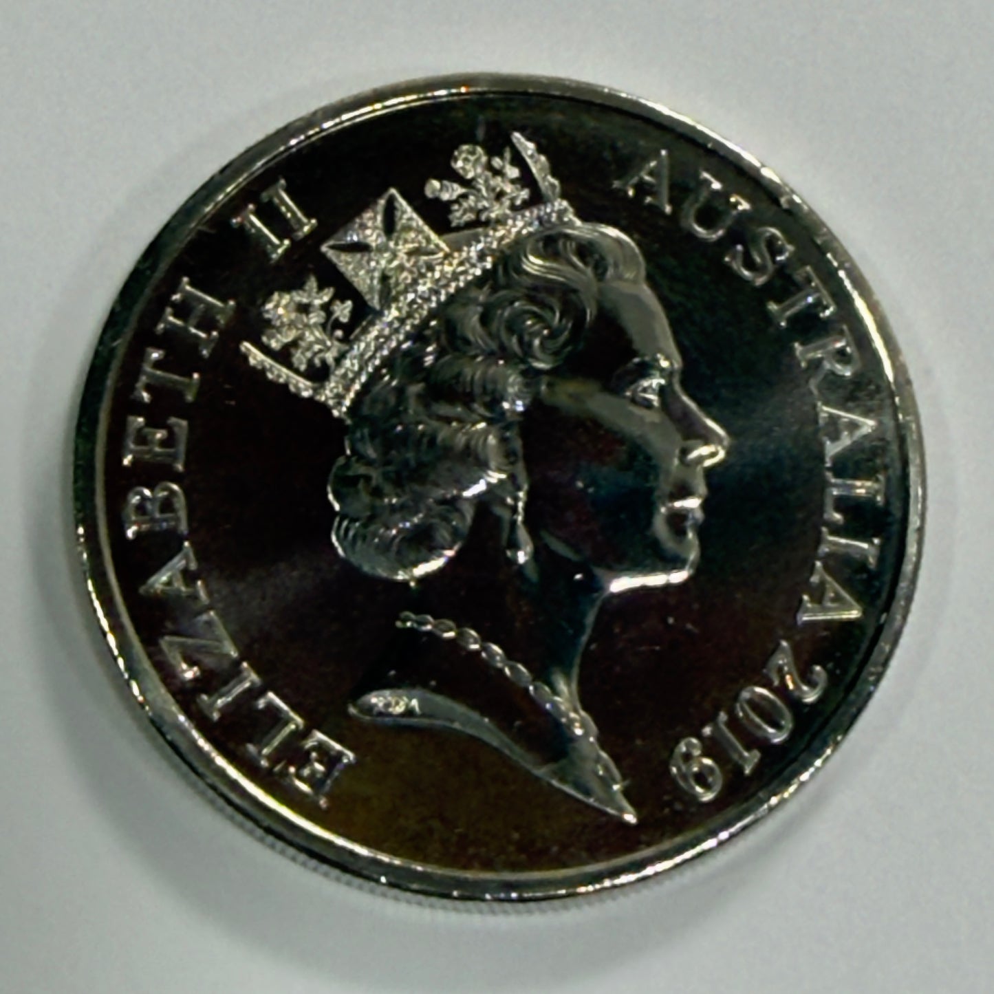 2019 20 Cent 3rd Effigy - Raphael Maklouf - Uncirculated - only 8987 made - 2x2