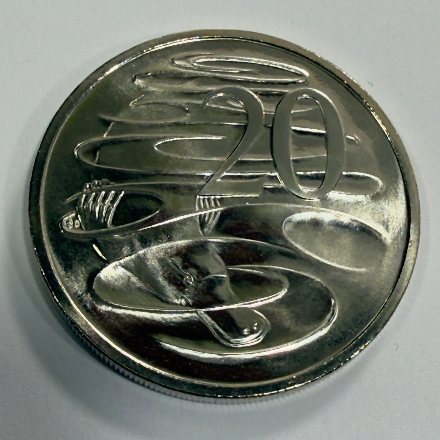2019 20 Cent 3rd Effigy - Raphael Maklouf - Uncirculated - only 8987 made - 2x2