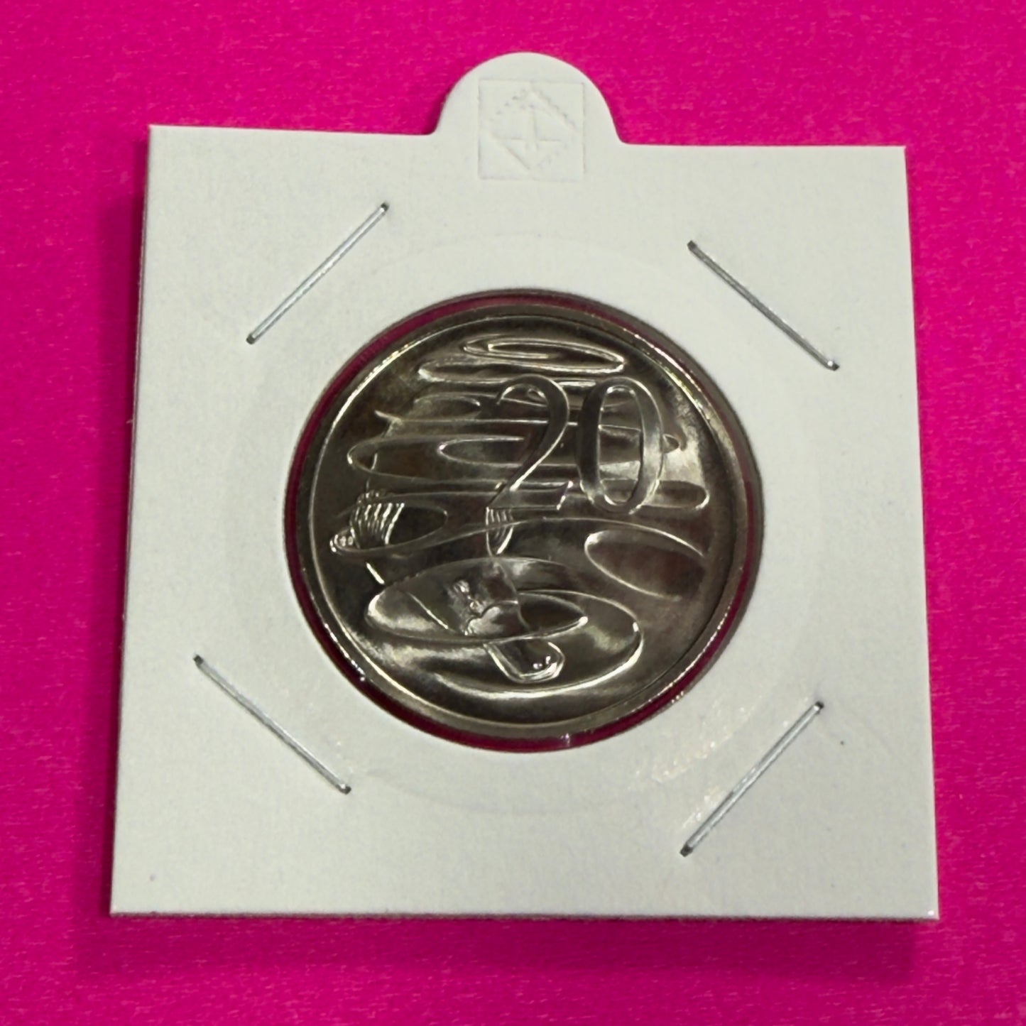2019 20 Cent 3rd Effigy - Raphael Maklouf - Uncirculated - only 8987 made - 2x2