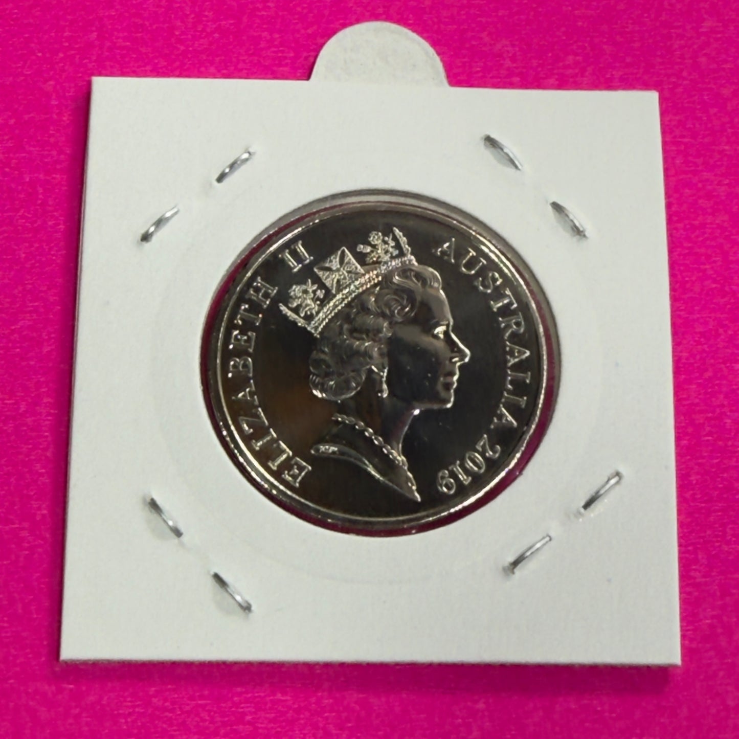2019 20 Cent 3rd Effigy - Raphael Maklouf - Uncirculated - only 8987 made - 2x2