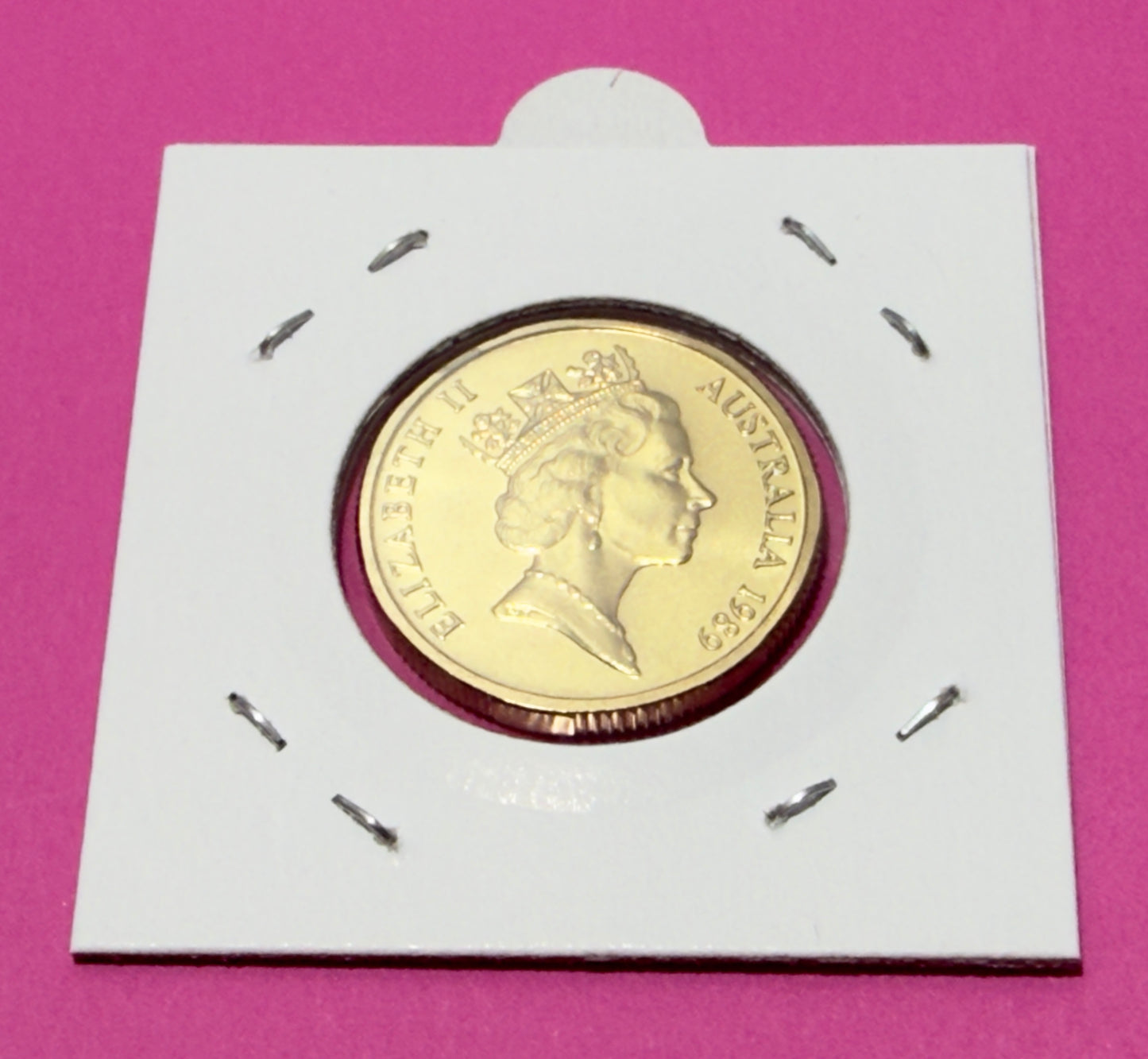 1989 $1 Coin - Mob Of Roos - Uncirculated - mint set ONLY - One Dollar - in 2x2