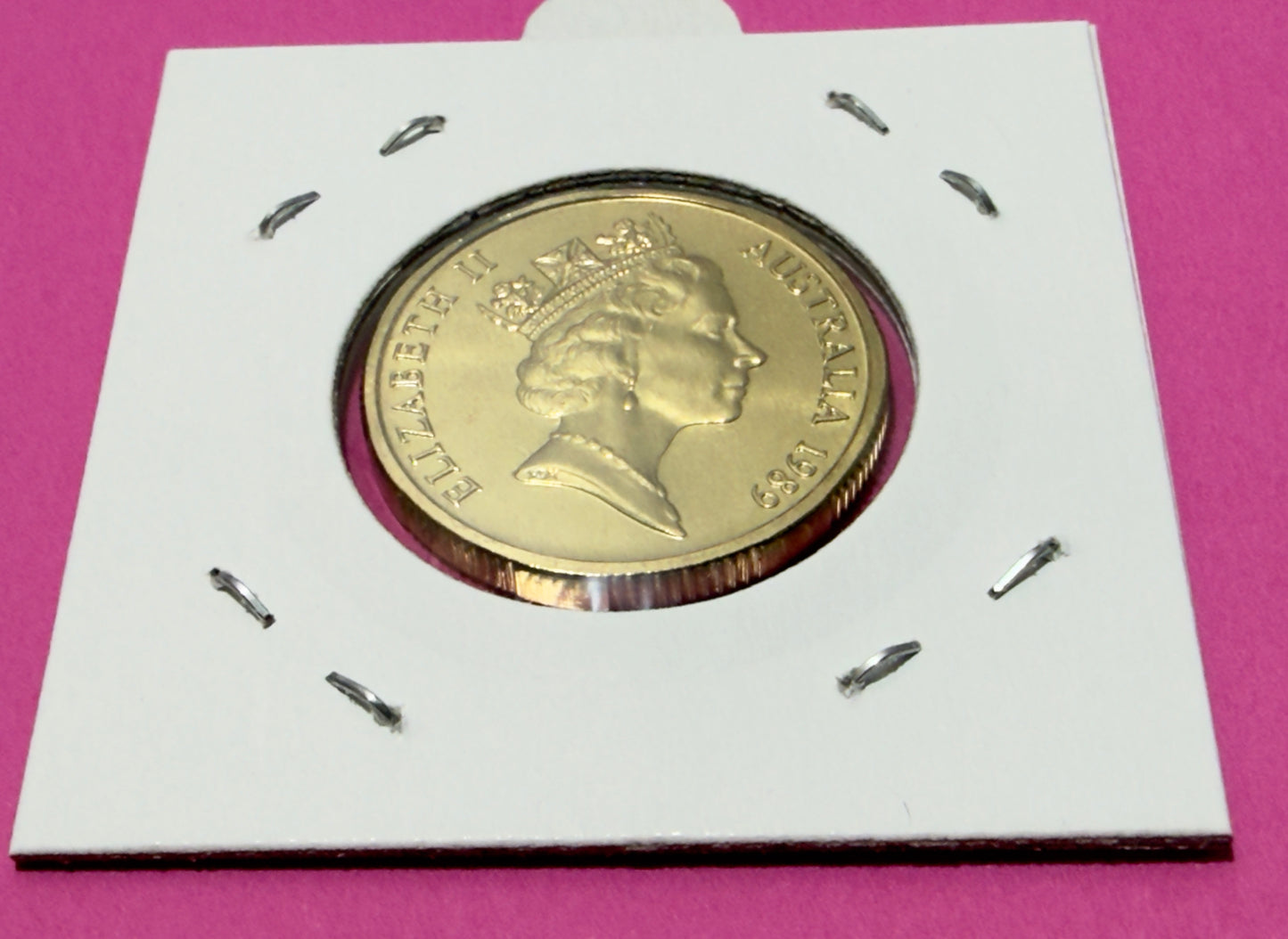 1989 $1 Coin - Mob Of Roos - Uncirculated - mint set ONLY - One Dollar - in 2x2