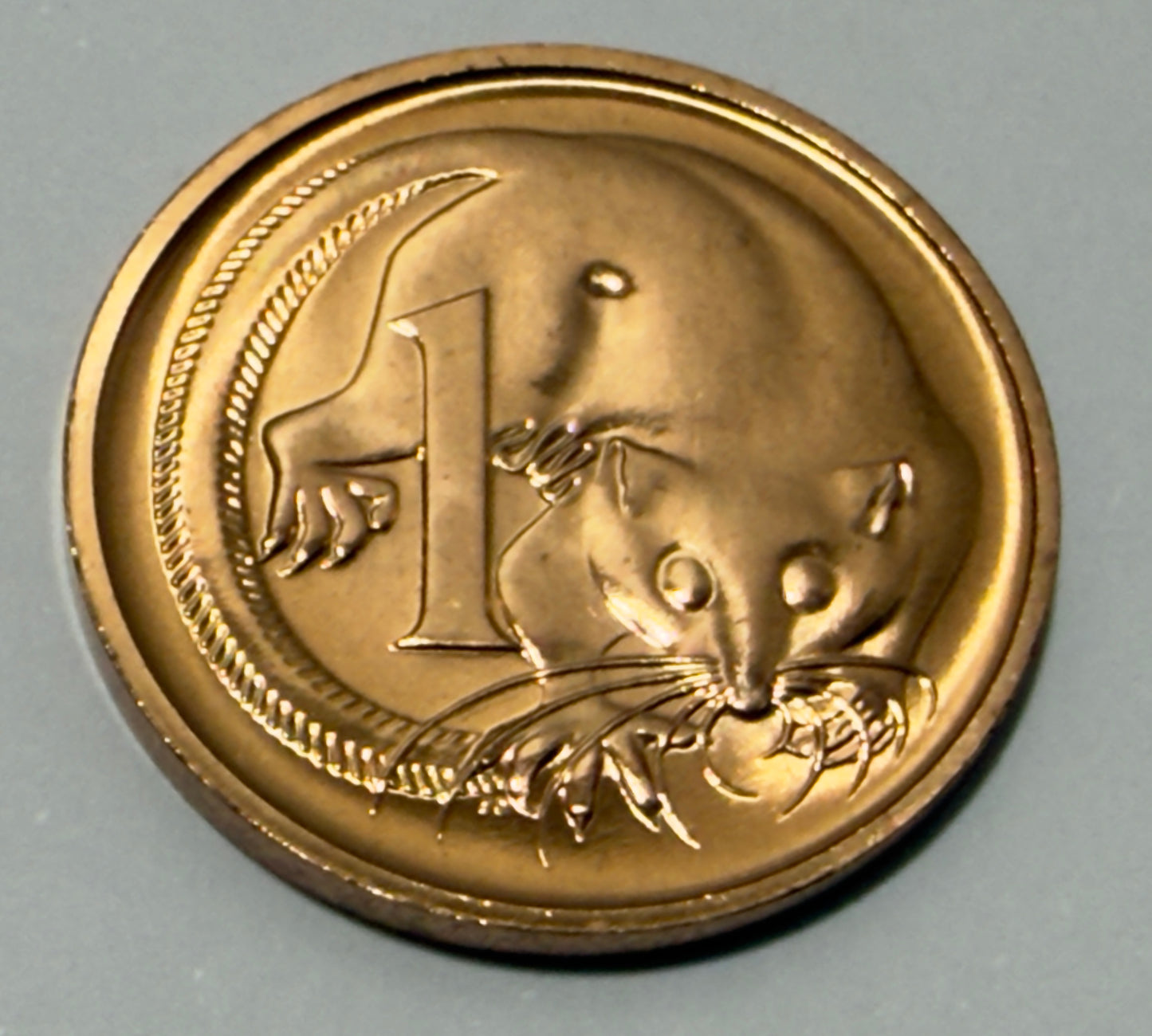 1989 1 Cent Coin - Choice Uncirculated - ex mint set - comes in 2x2