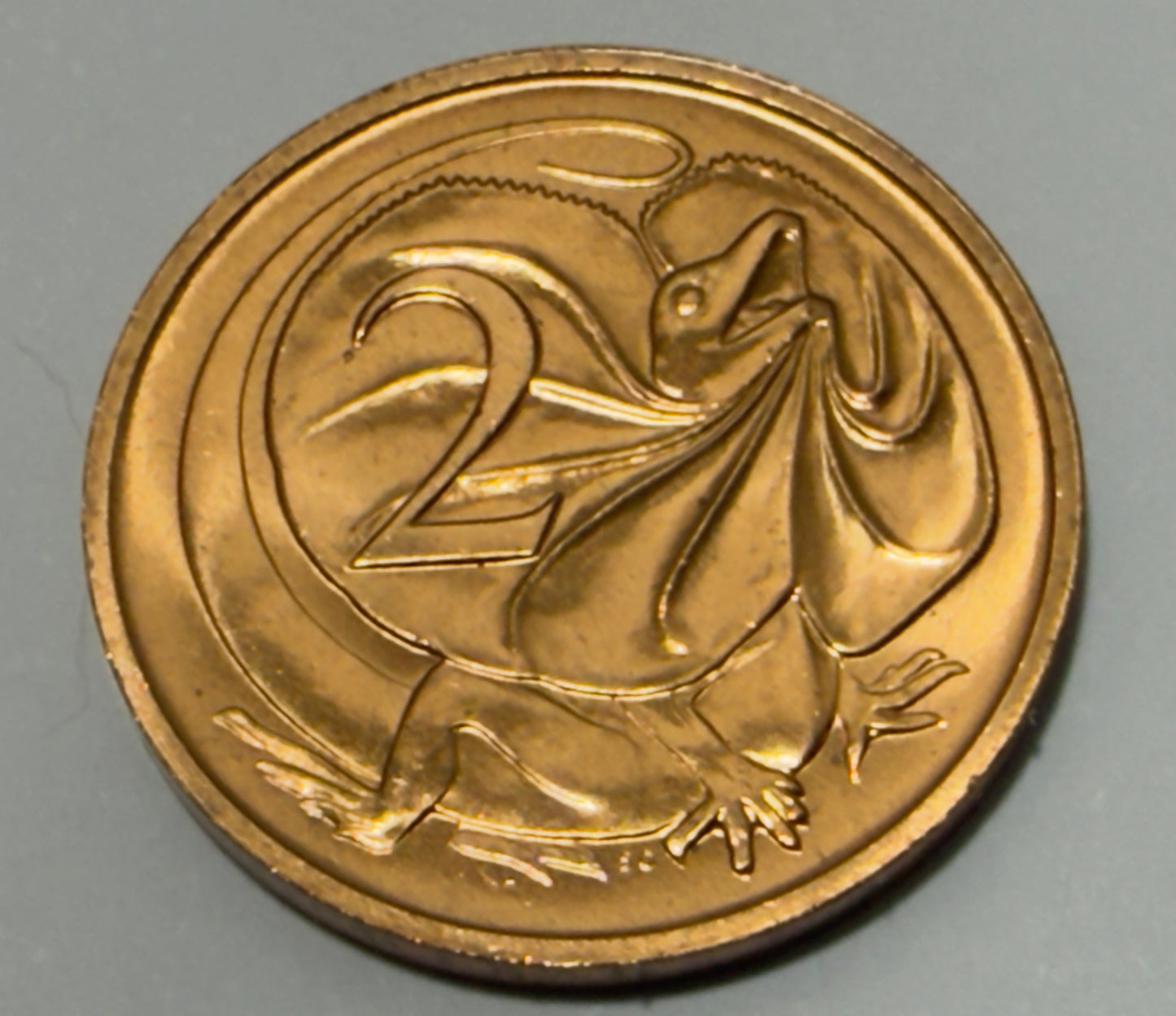 1989 2 Cent Coin - Choice Uncirculated - ex mint set - comes in 2x2