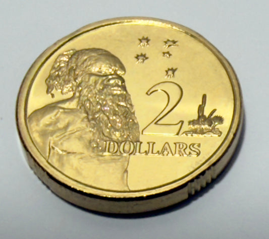 2000 Two Dollar Coin - Elder $2 - Choice Uncirculated - ex mint set - in 2x2