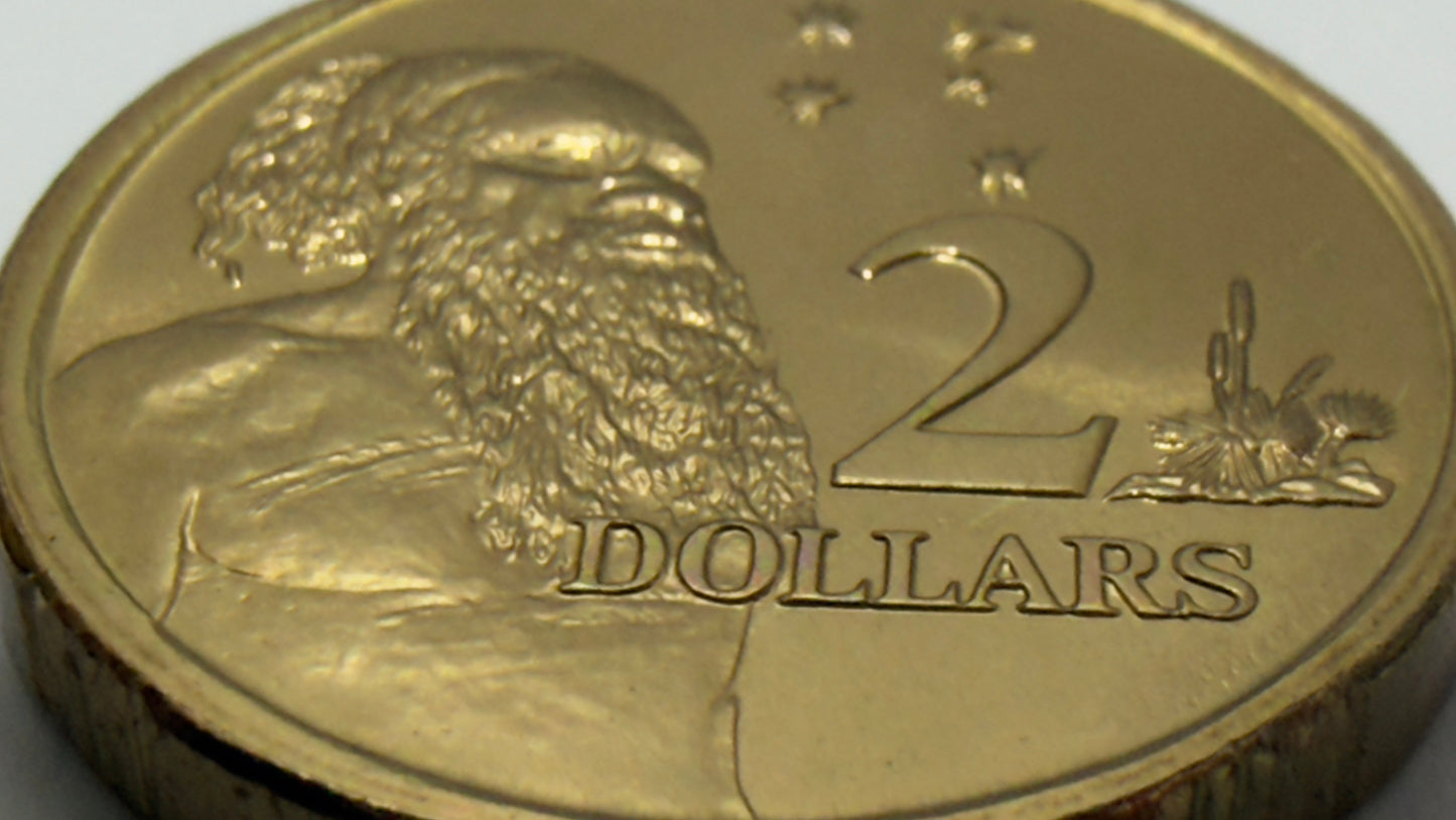2000 Two Dollar Coin - Elder $2 - Choice Uncirculated - ex mint set - in 2x2