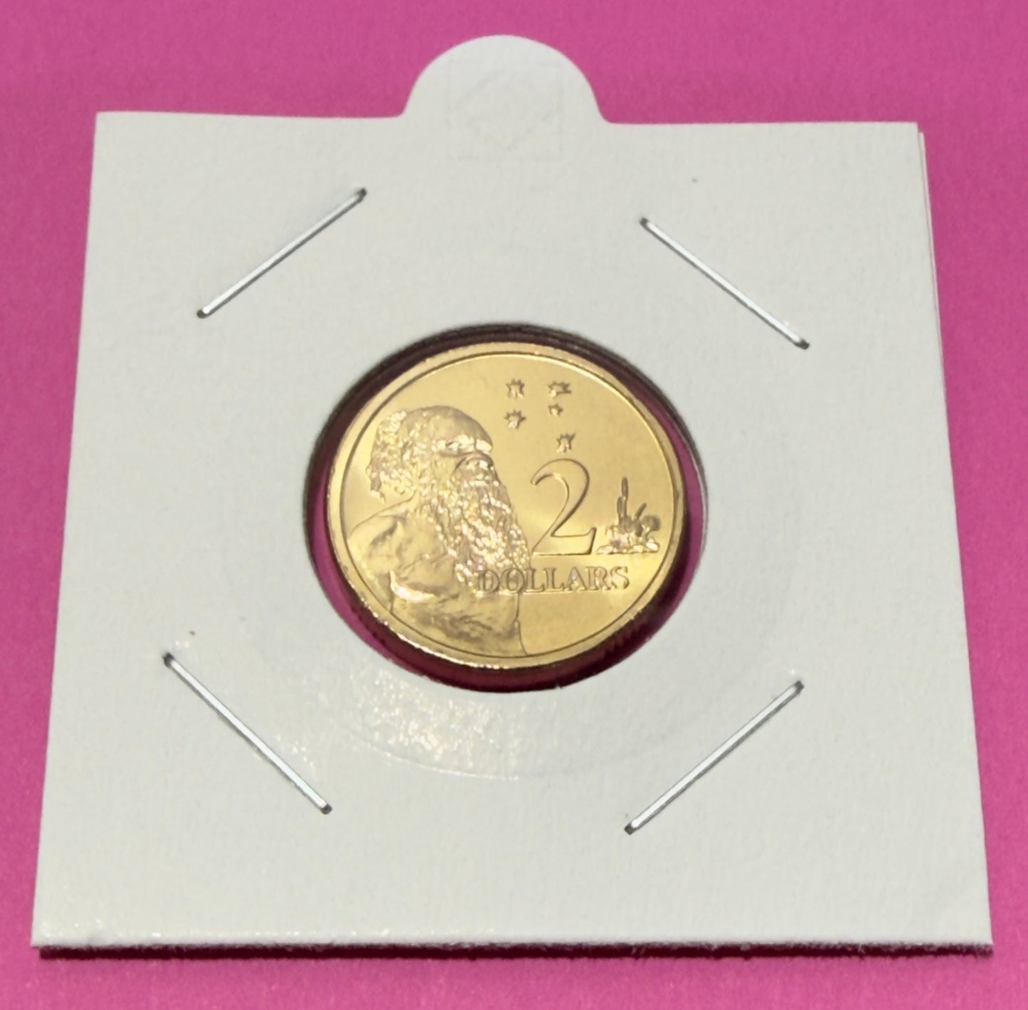 2000 Two Dollar Coin - Elder $2 - Choice Uncirculated - ex mint set - in 2x2