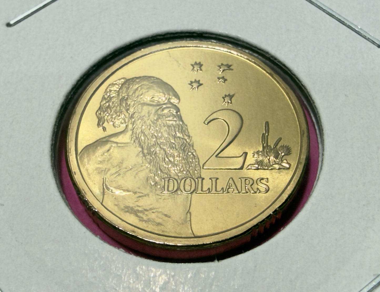 2000 Two Dollar Coin - Elder $2 - Choice Uncirculated - ex mint set - in 2x2