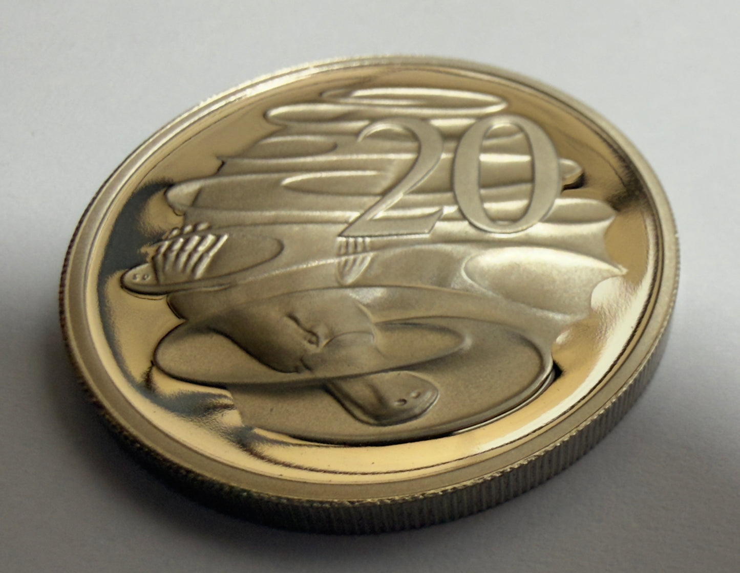 2000 20 Cent Proof Coin - Twenty Cent - comes in 2x2