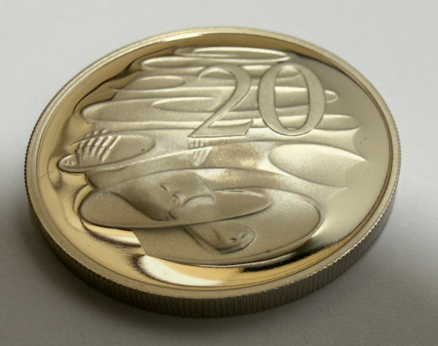 2000 20 Cent Proof Coin - Twenty Cent - comes in 2x2